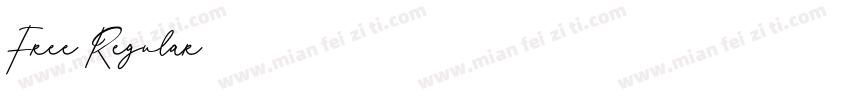 Free Regular字体转换